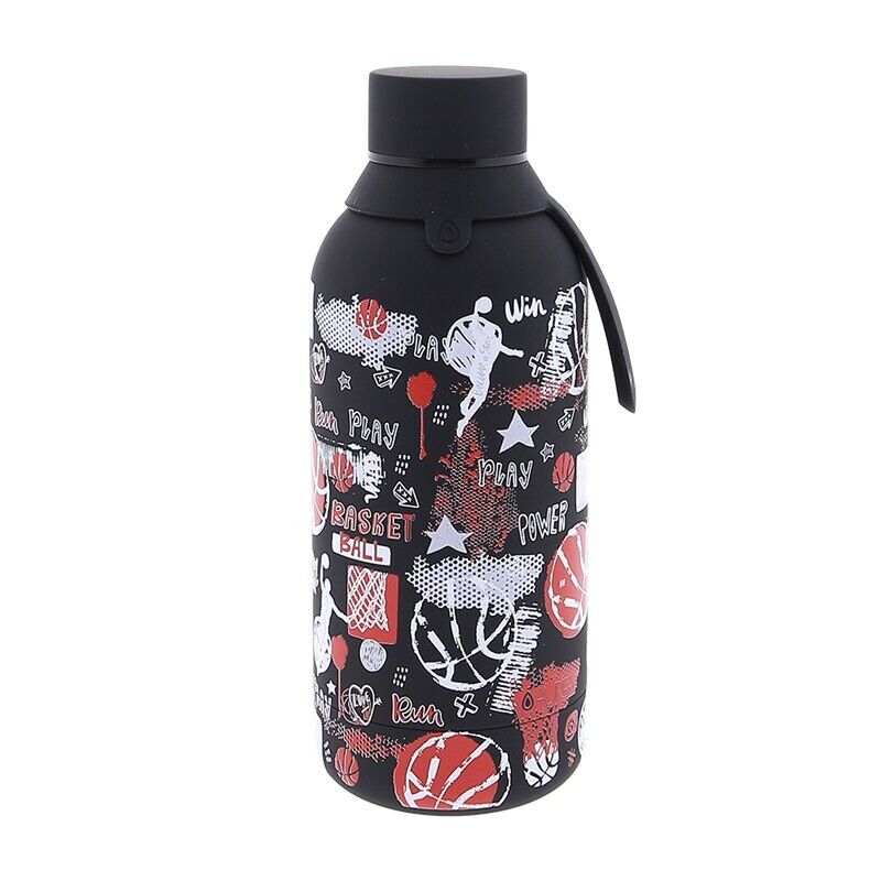 Black Basketball Thermal bottle 500ml