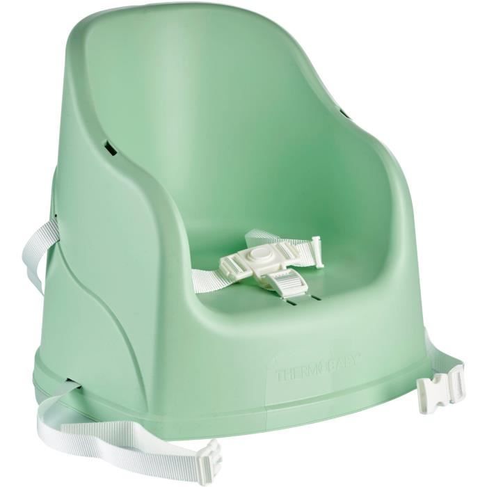 Thermobaby tudi chair booster - 6 to 36 months - 3 -point safety harness - Céladon green