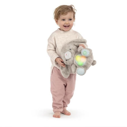 INGENUITY Sylvi baby rabbit comforter, soft toy, soothing melodies and vibrations, luminous, birth gift