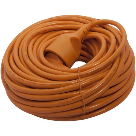 CHACON-Extension cable HO5VVF 3 x 1.5 mm² 25 m - Orange