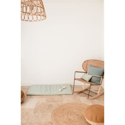 Over the sea nomadic mattress - 120 x 60 x 4 cm - Blue - TINEO