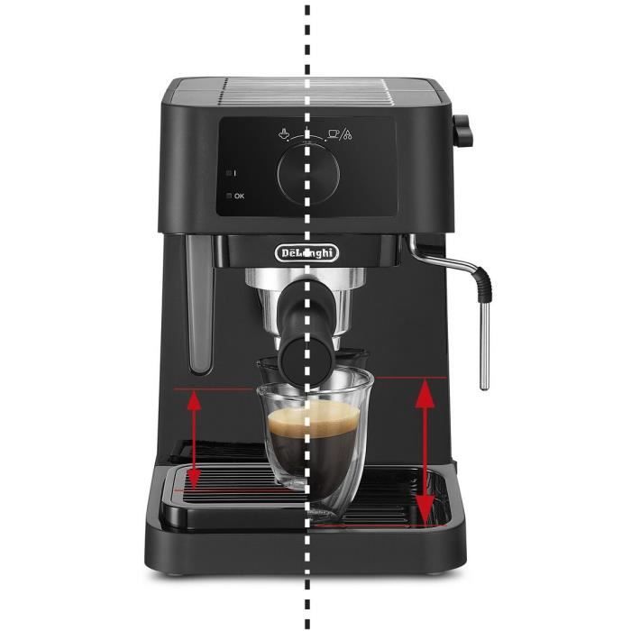 Expresso machine - Delonghi - EC235.BK - Black - Steam nozzle - ESE compatible