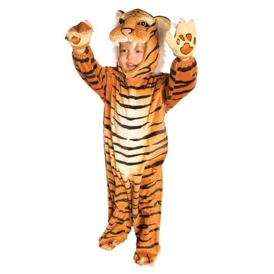 Brown Plush Tiger Costume Child Infant M 18-24 Months