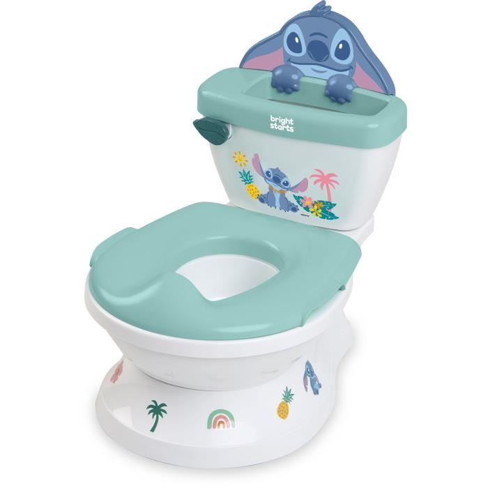 DISNEY BABY - STITCH - Mini toilet with toilet seat reducer included, 2 in 1, Removable potty easy to clean