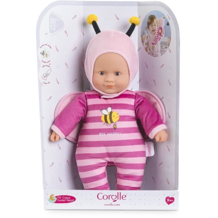 Baby doll - COROLLE - Pti' Coeur Abeille - 30 cm - vanilla scent - from 9 months