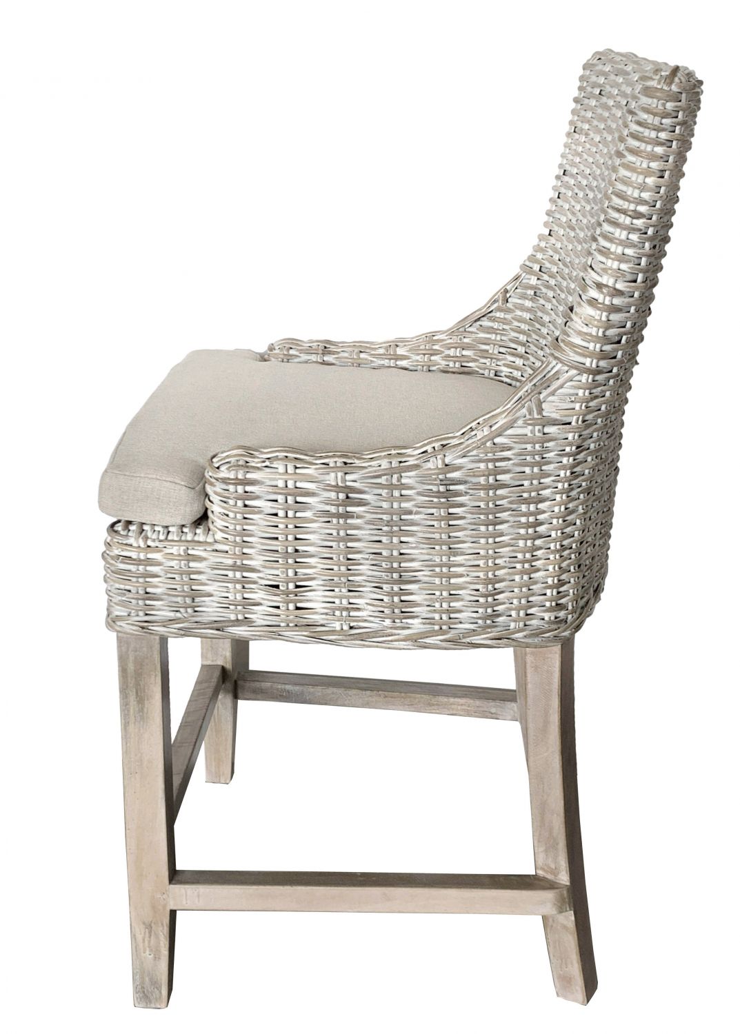 Alfresco Counter Stool Kuba Weave Savannah Wash