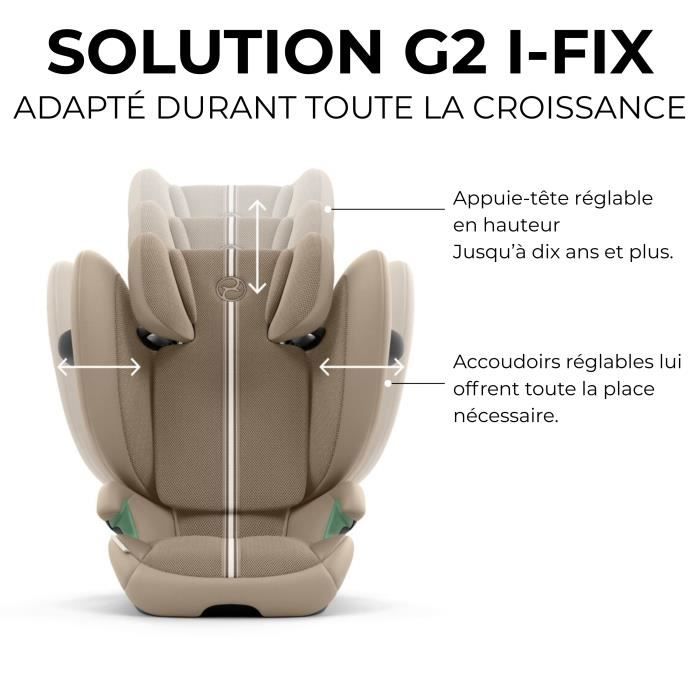 Car seat - CYBEX - Solution G2 i-Fix - Fog Gray