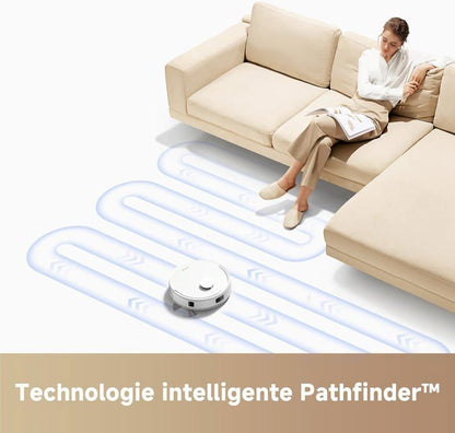 MOVA E20 Plus - Robot Vacuum Cleaner with Automatic Emptying, Self-Emptying for 90 Days, 5000Pa