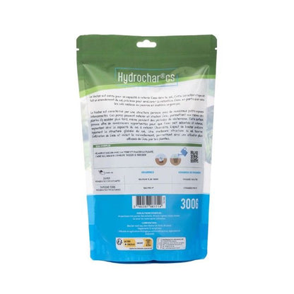 Hydrochar CS Water Retainer - TERRA NOSTRA - 162334 - Water Saving for Plants - 300g Sachet