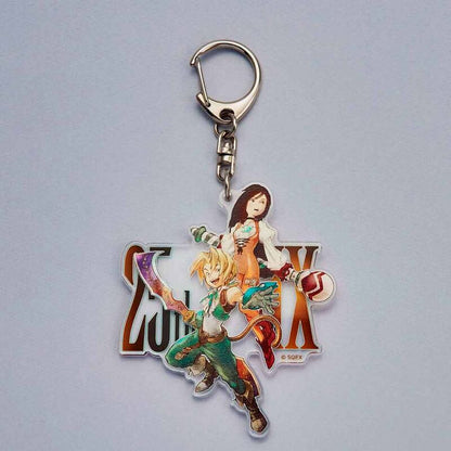 Final Fantasy IX Tribal & Garnet keychain 7cm