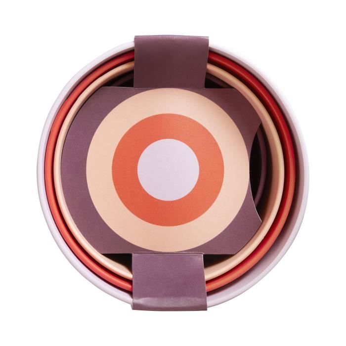 Flower pot - Elho - Lex Pott - Set 15 - Purple Red Pink Violet - L 15 x W 14.8 x H 14 cm - Indoor - 100% recycled