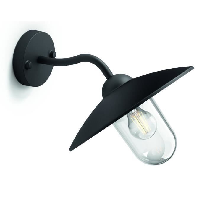 HAMMOCK-Outdoor wall light Descendant Black L30cm Black Philips