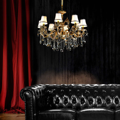 Brushed Gold Chandelier