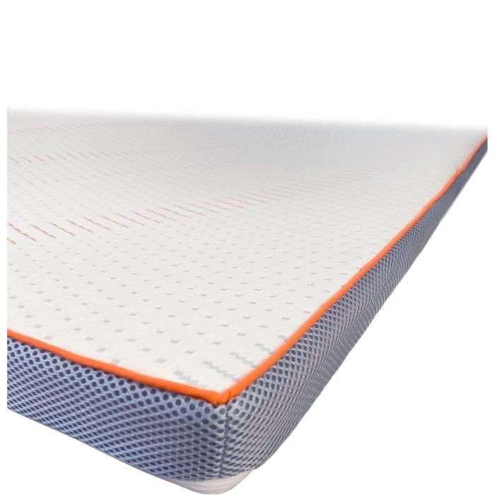 DODO mattress topper - 160x200 cm - Removable cover - ERGO LATEX