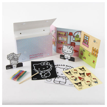 Hello Kitty and Friends Colouring bag set