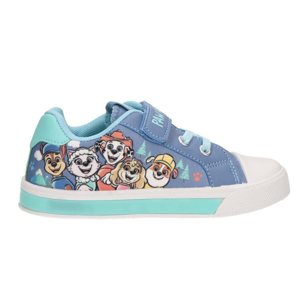Paw Patrol canvas trainers with lights