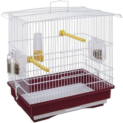 Giusy Red and White Birds Cage