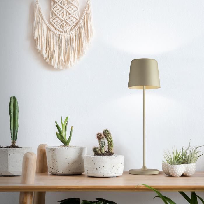 KAAMI BRILLIANT LED table lamp - Metal and plastic - Cappuccino - 2W - IP44