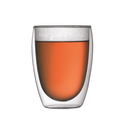 BODUM CHAMBORD Piston Coffee Set - 8 cups - 1L - Gray - With 2 double-sided glasses Pavina 0,35l