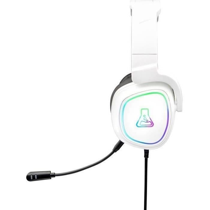 Gaming Helmet RGB The G -LAB - PC compatible, PS4, Xboxone - White