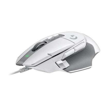 Logitech - G502 x wire gaming mouse - lightForce hybrid -mechanical hybrid primary buttons, Gaming Hero 25K - White sensor