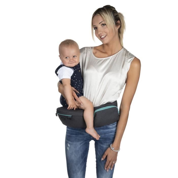 CHICCO - Hip Seat Pirate Black Baby Carrier