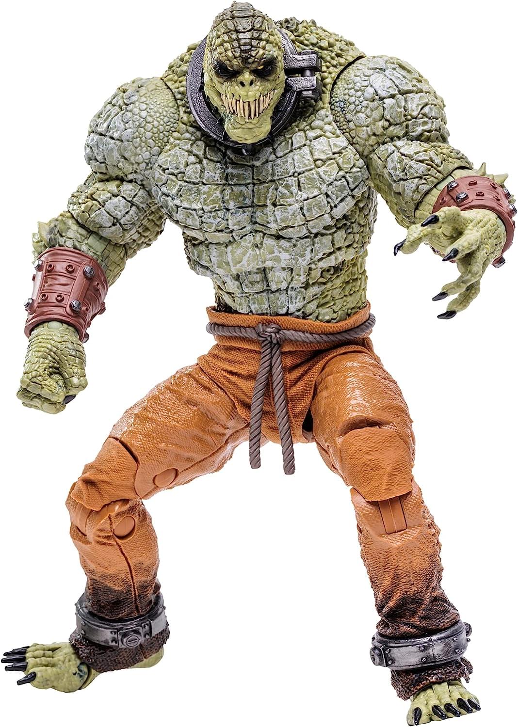 DC Megafig 9 Inch Action Figure | Batman Arkham Asylum Killer Croc