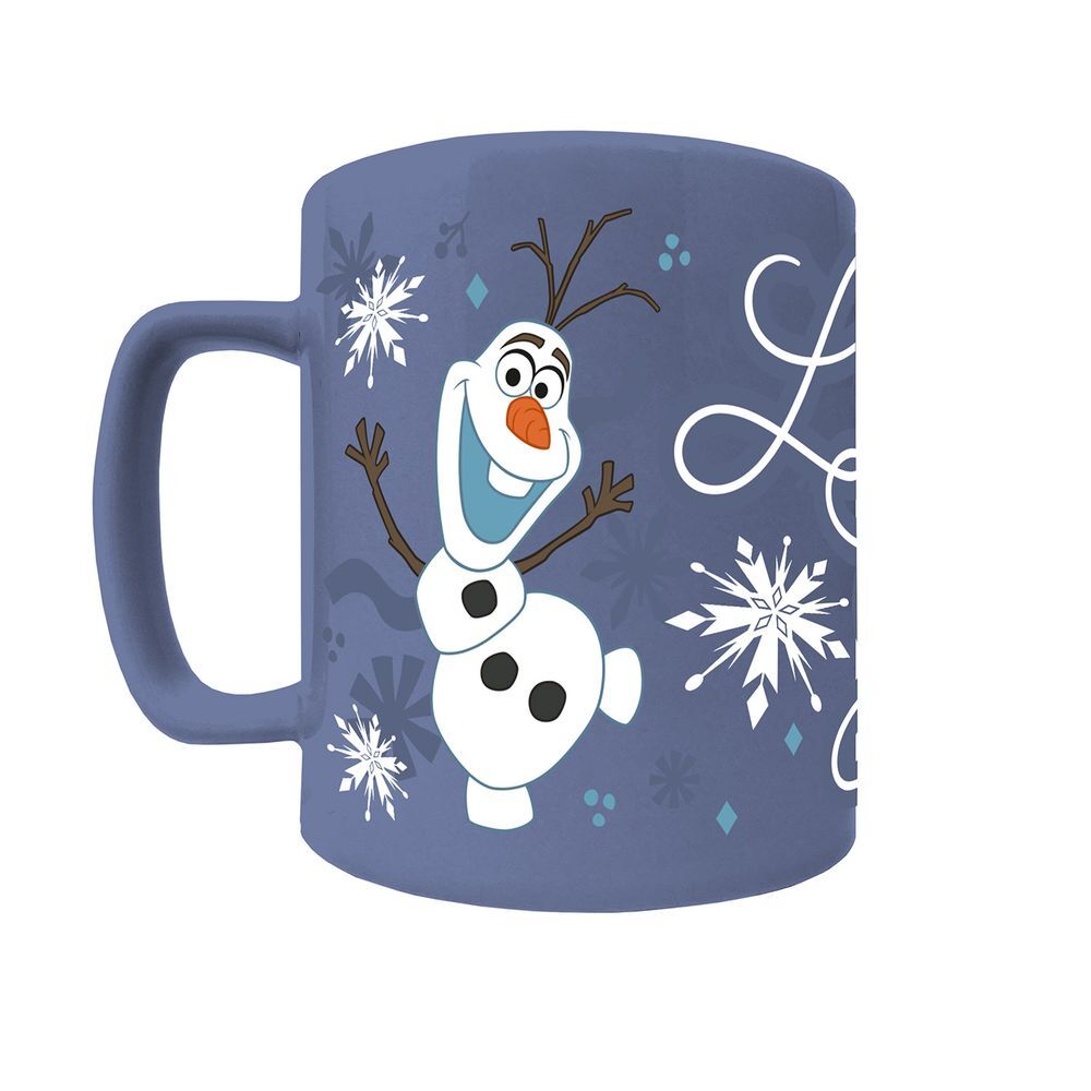 Disney Frozen Olaf Mug with teddy bear cover 440ml