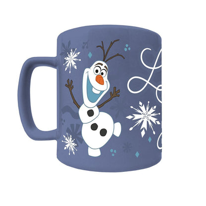 Disney Frozen Olaf Mug with teddy bear cover 440ml
