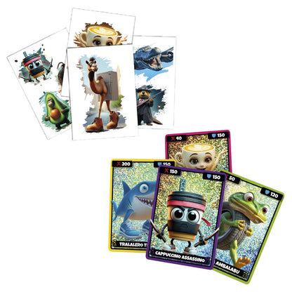 Italian Brainrot assorted About letters + tattoos