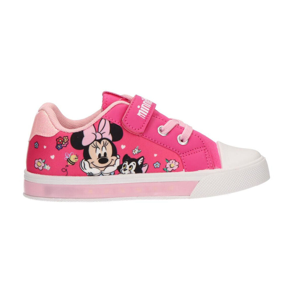 Disney Minnie canvas trainers with ligths
