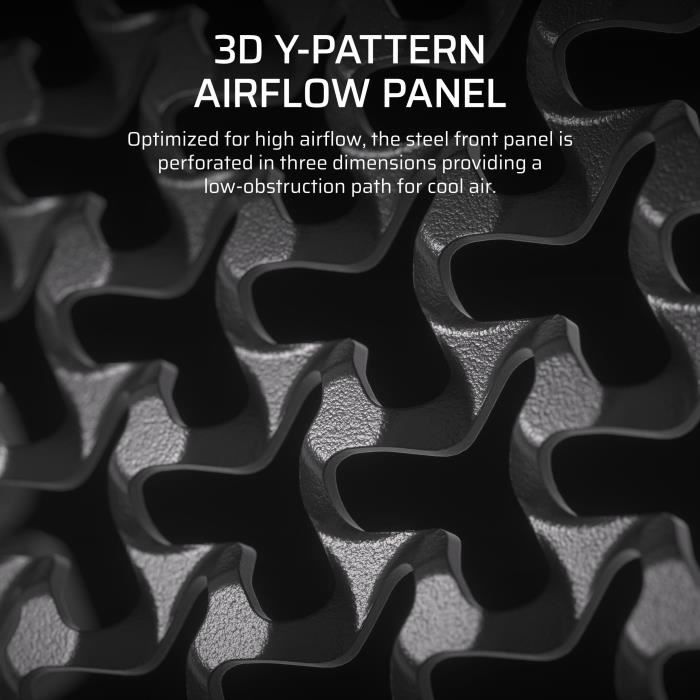 PC Case - CORSAIR - FRAME 4000D Series - Mid-Tower - Black