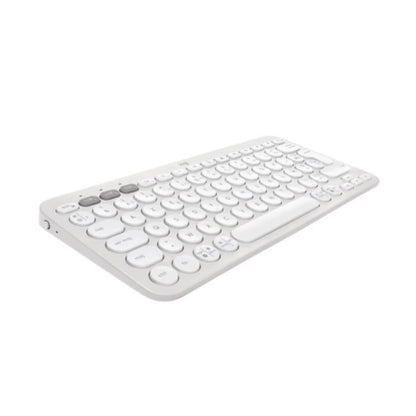 LOGITECH - Wireless keyboard - Pebble Keys 2 K380s - Bluetooth - Easy-Switch button - White - (920-011804)
