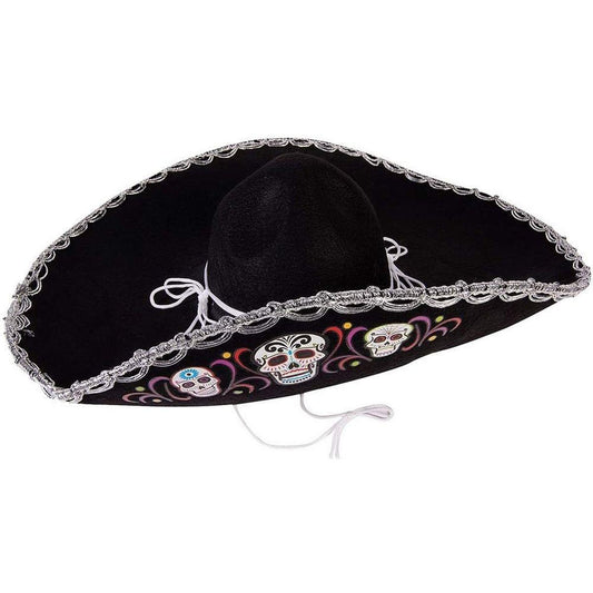 Day of the Dead Deluxe Costume Sombrero