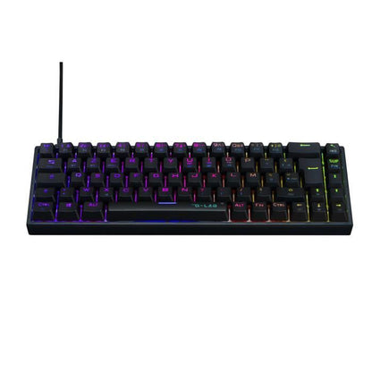 Gaming Keyboard - The G-Lab - KEYZ TITAN - Mechanical (Red Switch) - Wired - RGB - Black