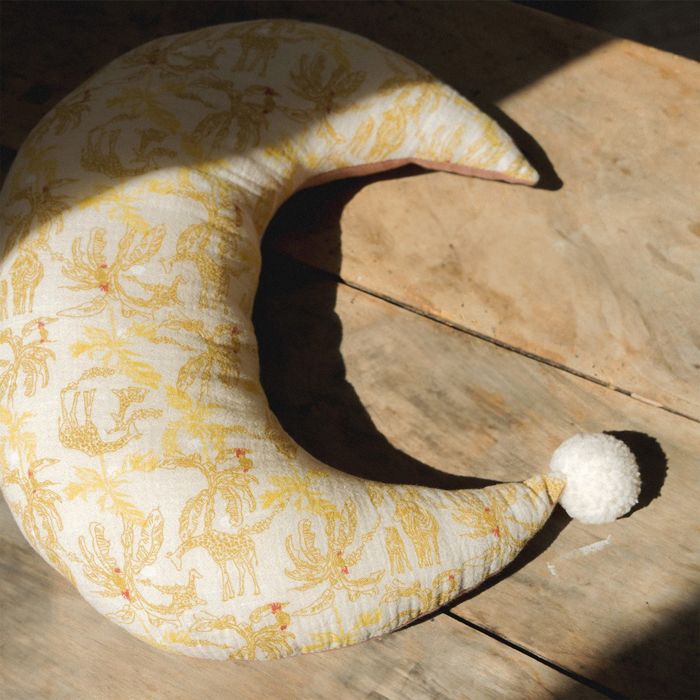 Moon cushion - DOMIVA - Honey Moon - 2 different sides