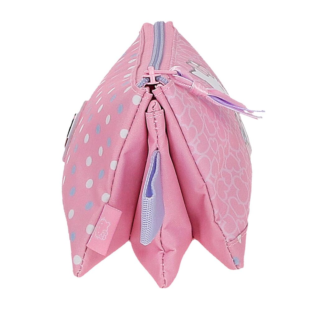 Hello Kitty Hearts & Dots triple pencil case