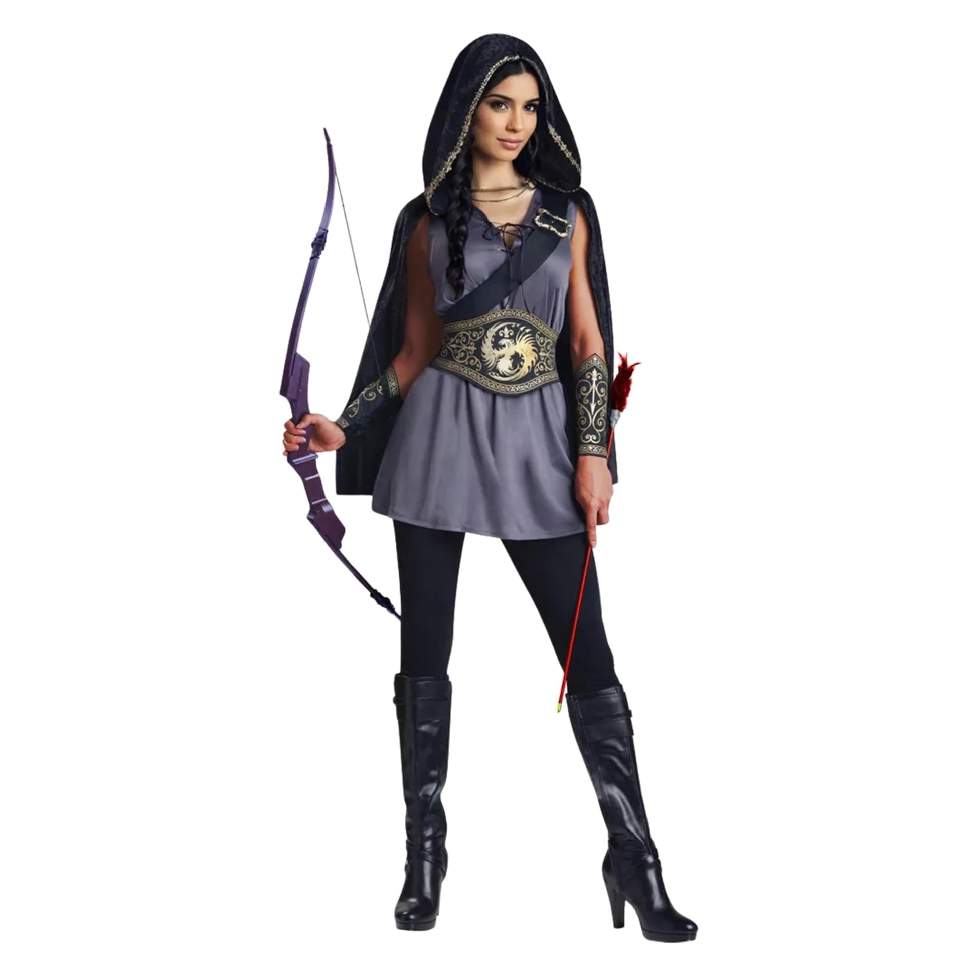 Hooded Huntress Adult Costume | Small