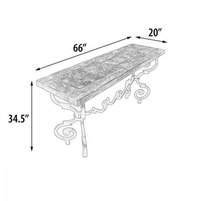 Belruse Iron Console