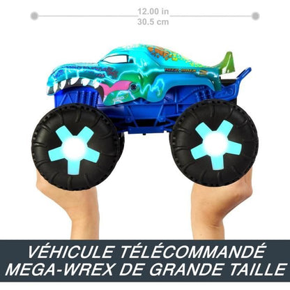 Hot Wheels Monster Trucks-Mega-Wrex-1/15 Scale Remote Control Vehicle JBD90