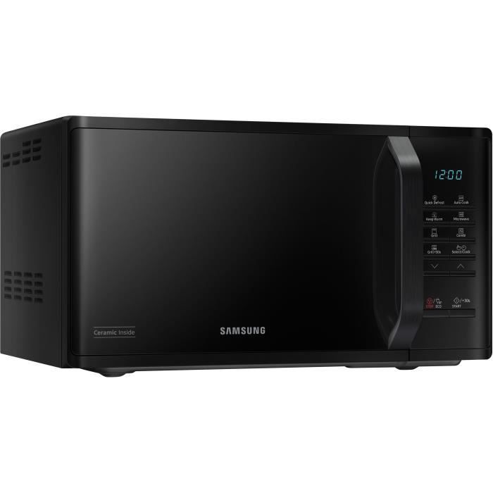 Samsung MG23K3513AK microwave - 23l - Gril - Electronics - 800W - 28.8 cm - Ceramic cavity Enamel - Black