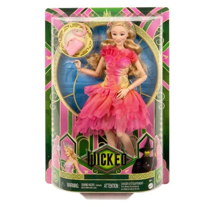 Mattel-Wicked-Glinda Doll with Removable Accessories and Clothing - Disney - HXT63