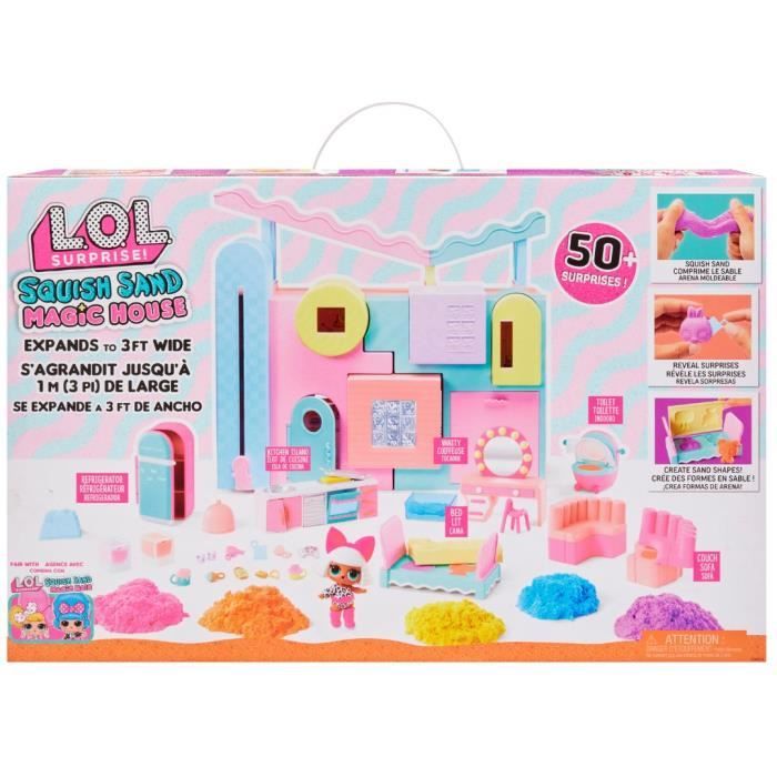 LOL Surprise - Dollhouse Squish Sand - Reusable Magic Sand - For 7.5cm Dolls