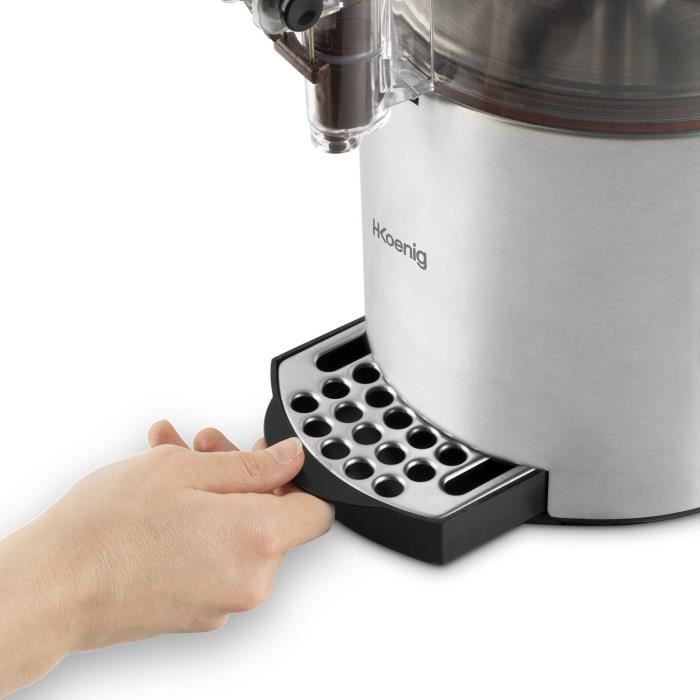 Hot chocolate dispenser - H.Koenig - SHK800 - 3 L - 1200 W - Stainless steel