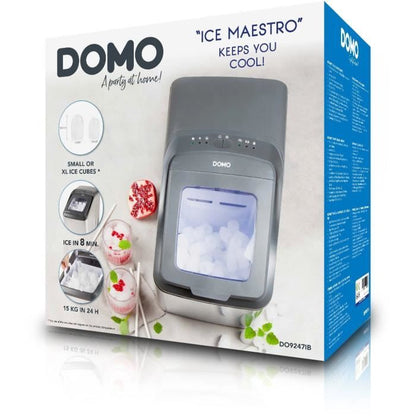 Pro ice maker - DOMO - DO9247IB - 2.8 liters - 145 W - Ice cubes in 8 min