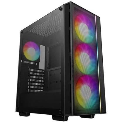 PC case - DEEPCOOL - MATREXX 55 V4 Mesh C - Mid-tower - ATX - Tempered glass - Mesh front - ARGB - Black