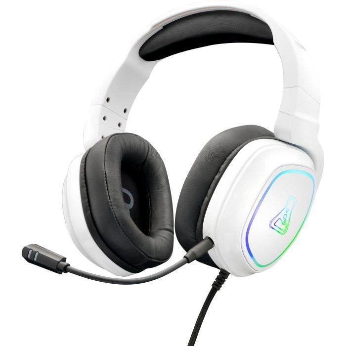 Wired Gaming Headset - THE G-LAB - KORP BARIUM - White