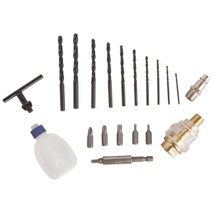 SCHEPPACH Pneumatic drill supplied with accessories