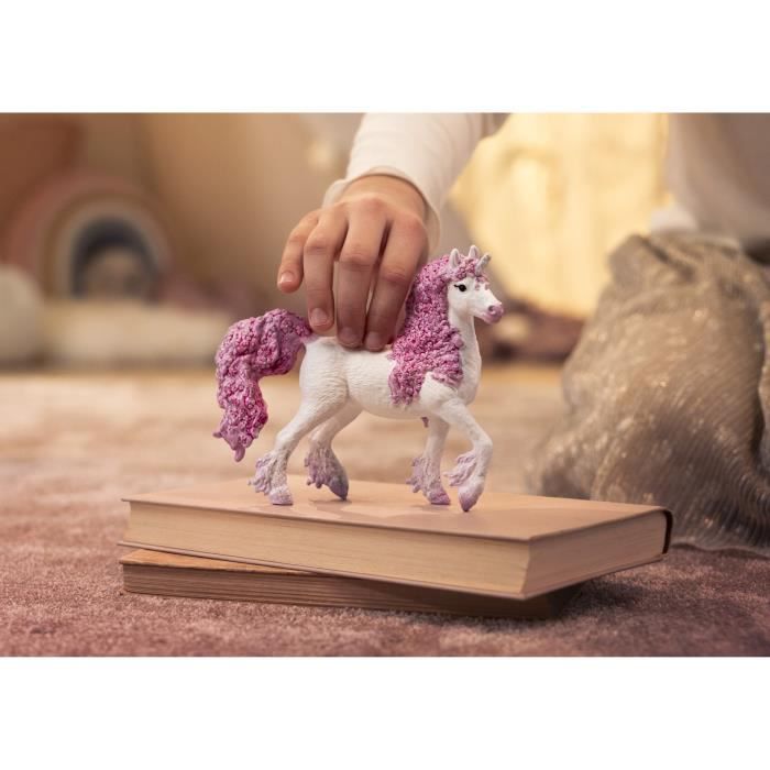 Flowery Unicorn Mare Figurine, SCHLEICH 70831 Bayala, Ages 4 and up