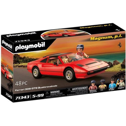 PLAYMOBIL 71343 Magnum - Ferrari 308GTS - Classic Cars - Collector's car